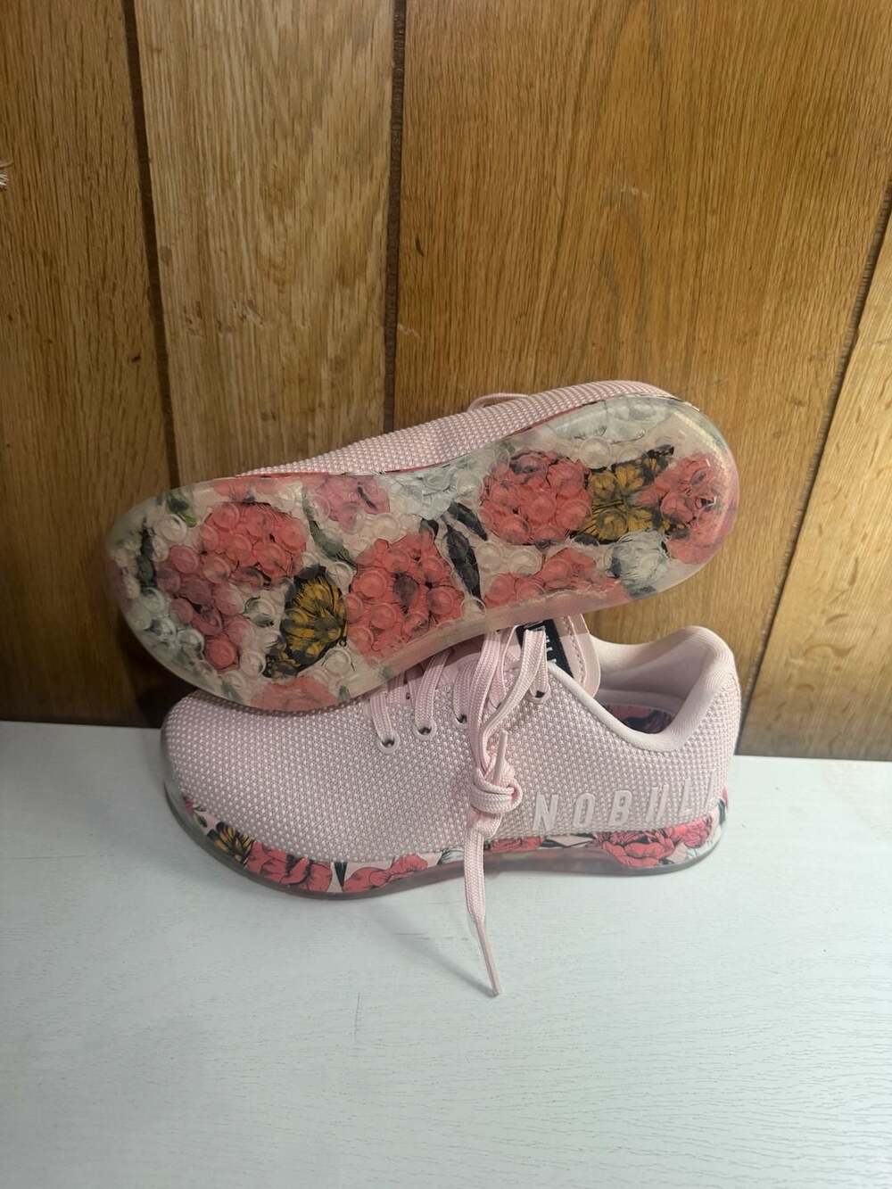 NOBULL Women's Rose Butterfly Outwork Trainer Shoes